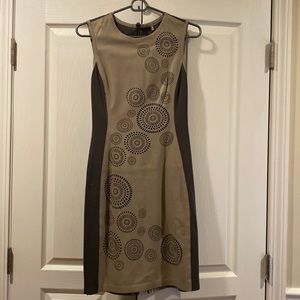 Elie Tahari brown/tan dress